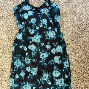 Women's Floral Maxi Dress Multicolor Size M Spring Casual​